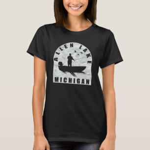Allen Lake Fishing Michigan T-Shirt