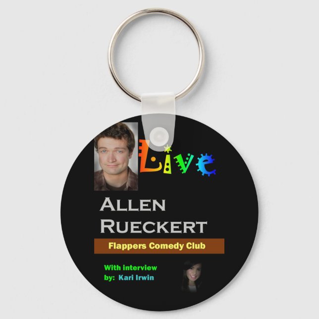 Allen Rueckert LIVE Keychain (Front)