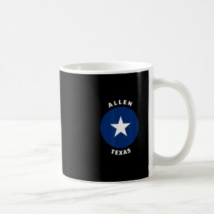 Allen Texas Tx Bullseye Trip Vacation Souvenir Coffee Mug