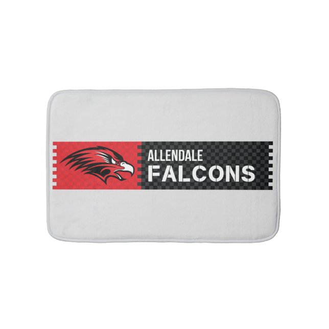 Allendale Falcons Bath Mat (Front)