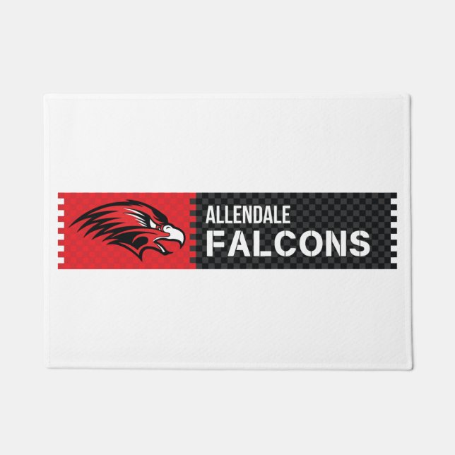 Allendale Falcons Doormat (Front)