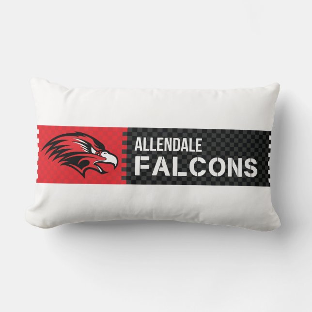 Allendale Falcons Lumbar Pillow (Front)