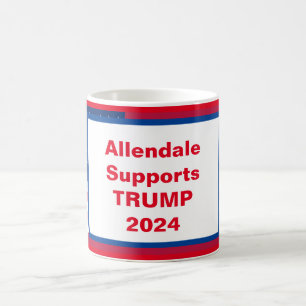 Allendale Supports TRUMP 2024 Coffee Mug