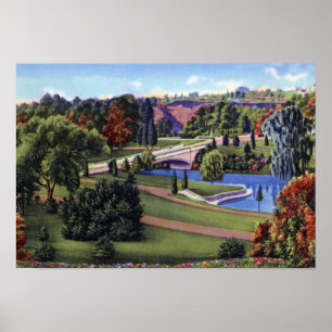 Allentown Pennsylvania Lehigh Parkway Poster