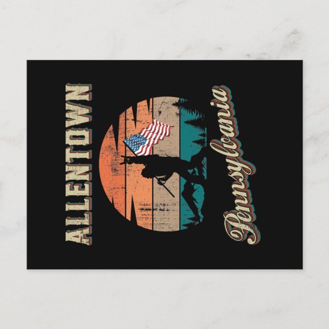 Allentown Pennsylvania Postcard (Front)