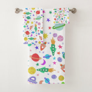 Aller à Space White Motif UFO