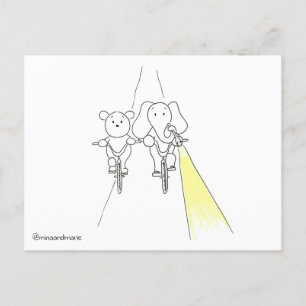 Aller ensemble carte postale