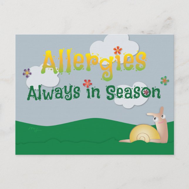 Allergies - Always in Season Postcard (Front)