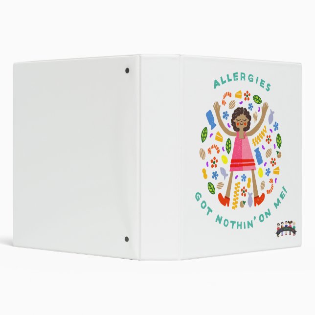 "Allergies Got Nothin' on Me" 3-Ring 1.5" Binder (Background)