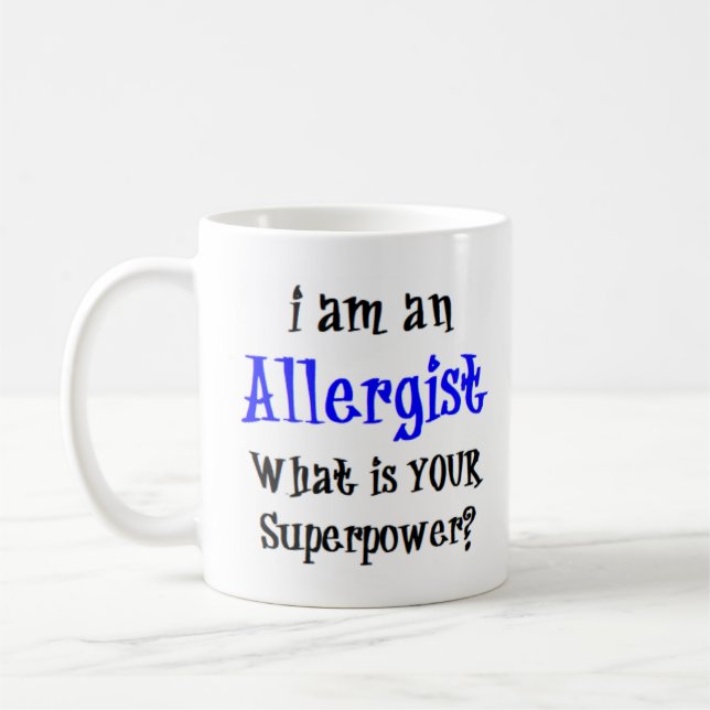 allergist coffee mug (Left)