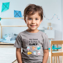 Allergy Awareness T-Shirt | Dairy Allergy Alert