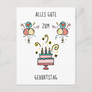 Alles Gute zum Geburtstag Postcard