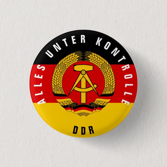 ALLES UNTER KONTROLLE 1 INCH ROUND BUTTON (Front)