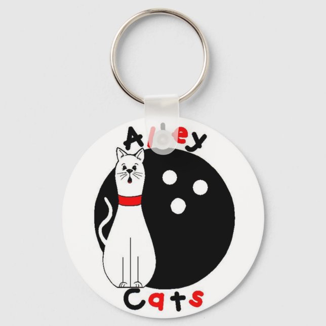 Alley Cat Keychain (Front)