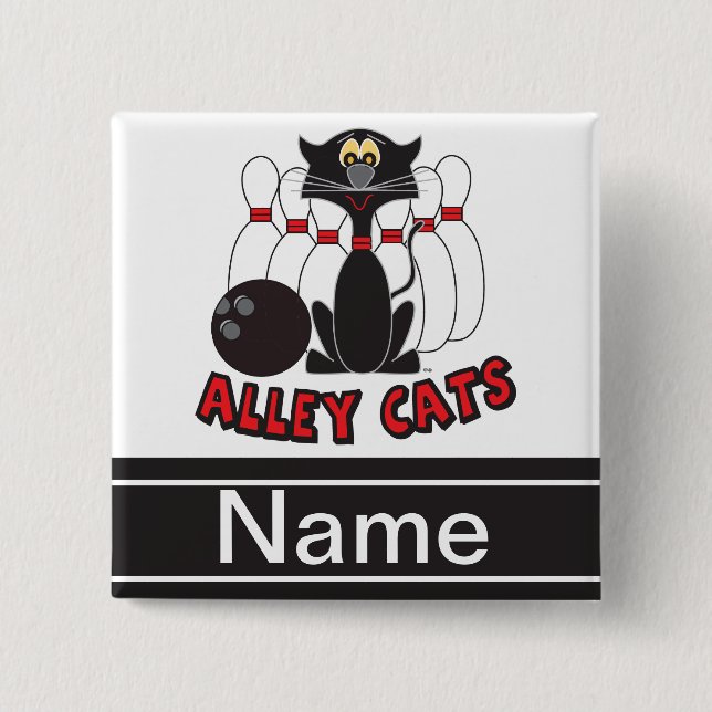 Alley Cats Bowling Pin | Personalize (Front)