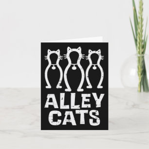 Alley Cats Bowling Team Fun Humour Bowler Player W Card