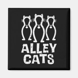 Alley Cats Bowling Team Fun Humour Bowler Player W Magnet