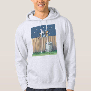 Alley Cats on a fence Hoodie