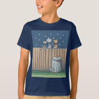 Alley Cats on a fence T-Shirt