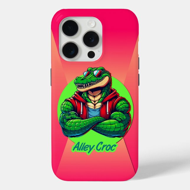 Alley Croc Case-Mate iPhone Case (Back)