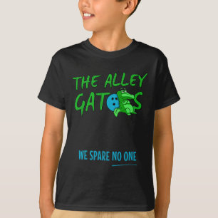 Alley Gator Funny Bowling  T-Shirt