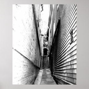Alley in Sausalito Poster