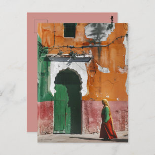 Alley Rabat Morocco Postcard