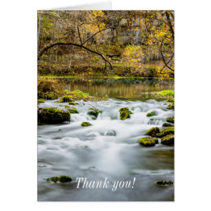 Alley Springs Rapids Thank You Card