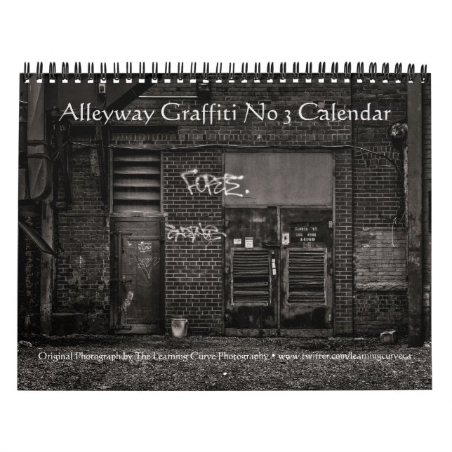 Alleyway Graffiti No 3 Calendar (Cover)