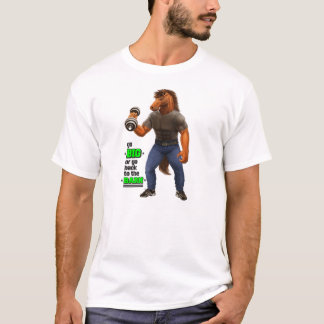 Allez grand ou retournez au T-shirt de grange
