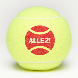 Allez ! Idée cadeau de balles de tennis personnali
