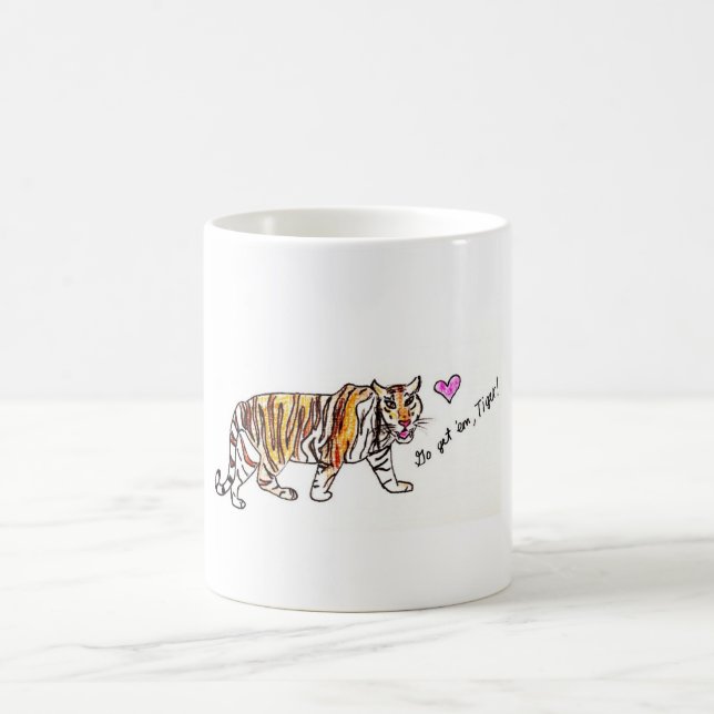 Allez les chercher, tiger Mug (Centre)