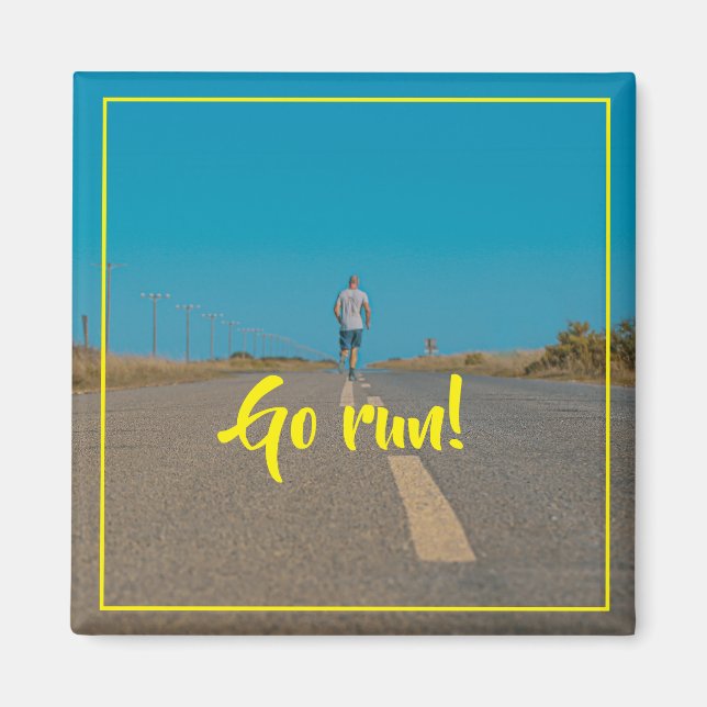 Allez ! Motivation de la route Magnet d'inspiratio (Devant)