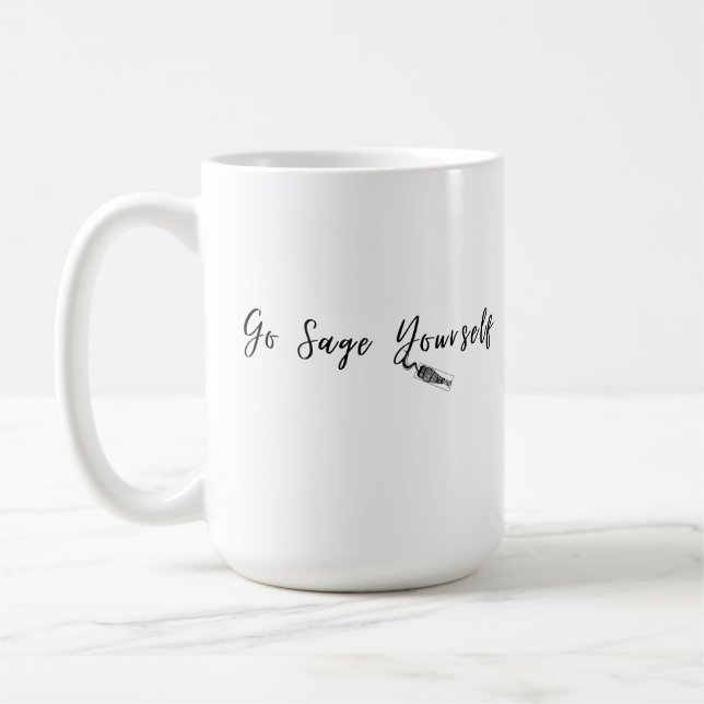 Allez Sage Vous-Même Café Mug (Gauche)