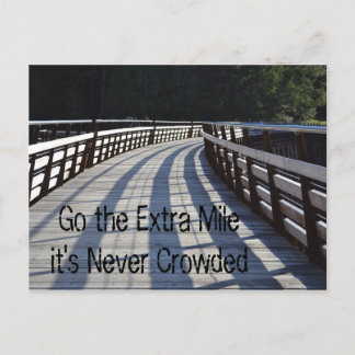 Allez sur l'Extra Mile... Carte postale de chevale