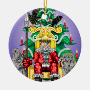 AllFather Yuletide Ceramic Ornament