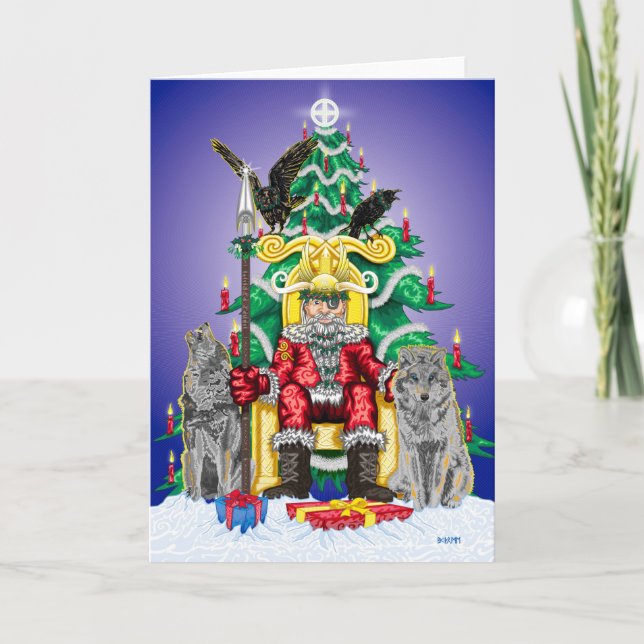 AllFather Yuletide Holiday Card (Front)