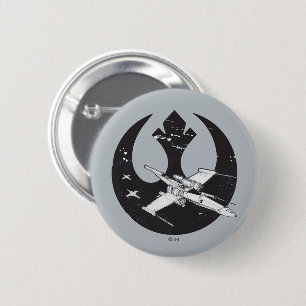 Alliance Starbird   X-Wing & Y-Wing Concept Art 2 Inch Round Button