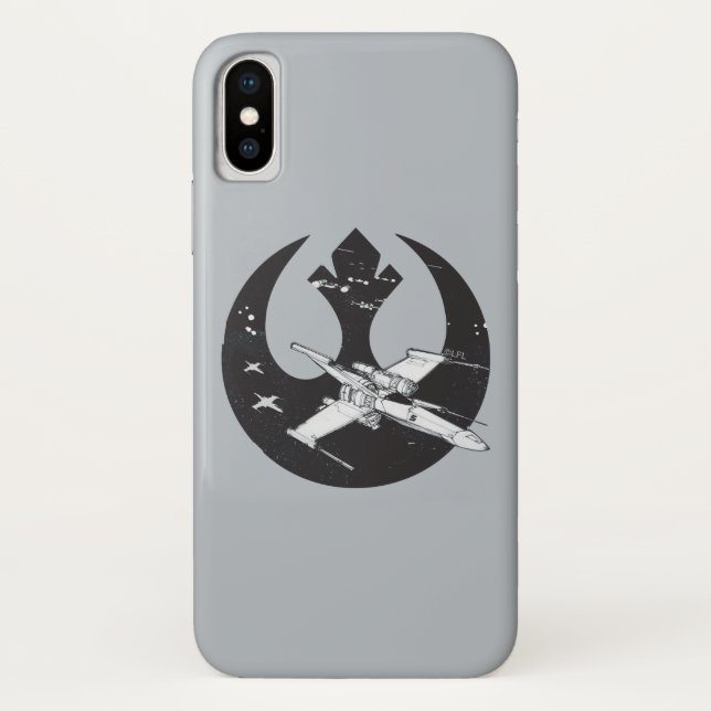 Alliance Starbird | X-Wing & Y-Wing Concept Art Case-Mate iPhone Case (Back)
