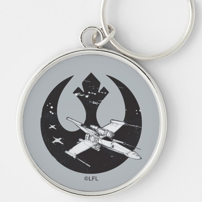 Alliance Starbird | X-Wing & Y-Wing Concept Art Keychain (Front)