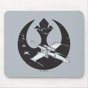 Alliance Starbird X-Wing & Y-Wing Concept Art Mouse Pad