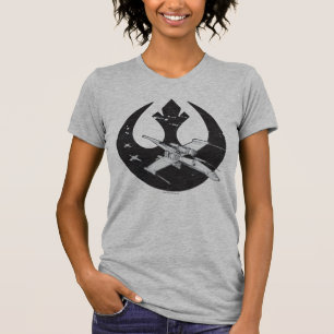 Alliance Starbird   X-Wing & Y-Wing Concept Art T-Shirt
