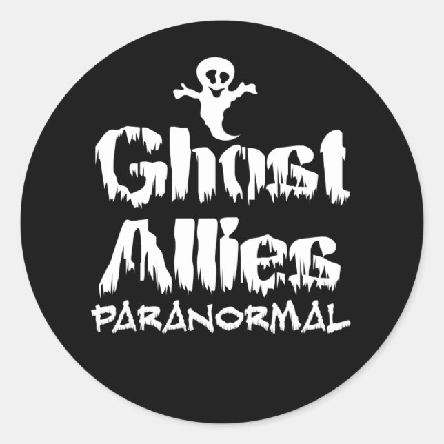 Alliés fantômes Stickers Paranormal Cercle (Devant)