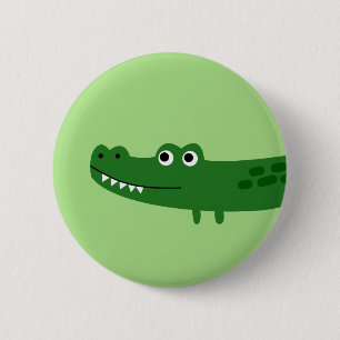 Alligator 2 Inch Round Button