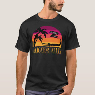 Alligator Alley Floride Everglades Retro T-Shirt