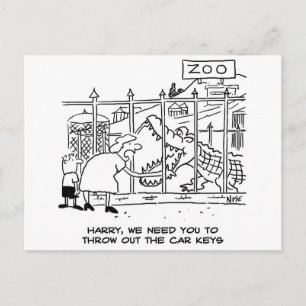 Alligator at the Zoo Postcard