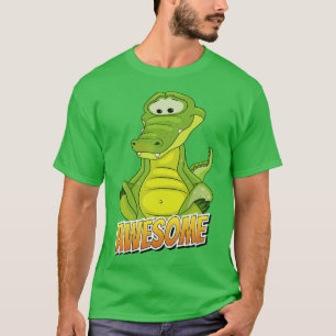 Alligator Awesome Cute Kawaii toon Crocodile T-Shirt