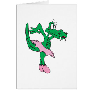 alligator ballerine drôle