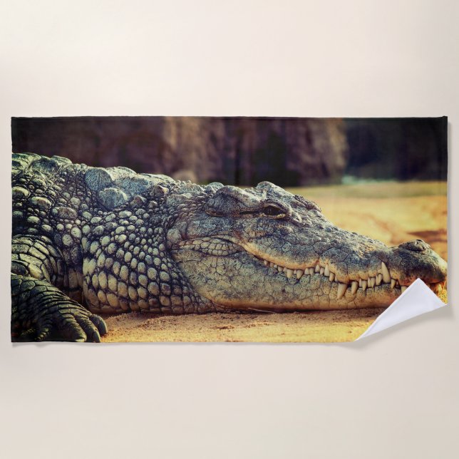 Alligator Beach Towel (Front)