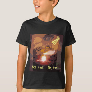 Alligator Boom Animal Art T-Shirt